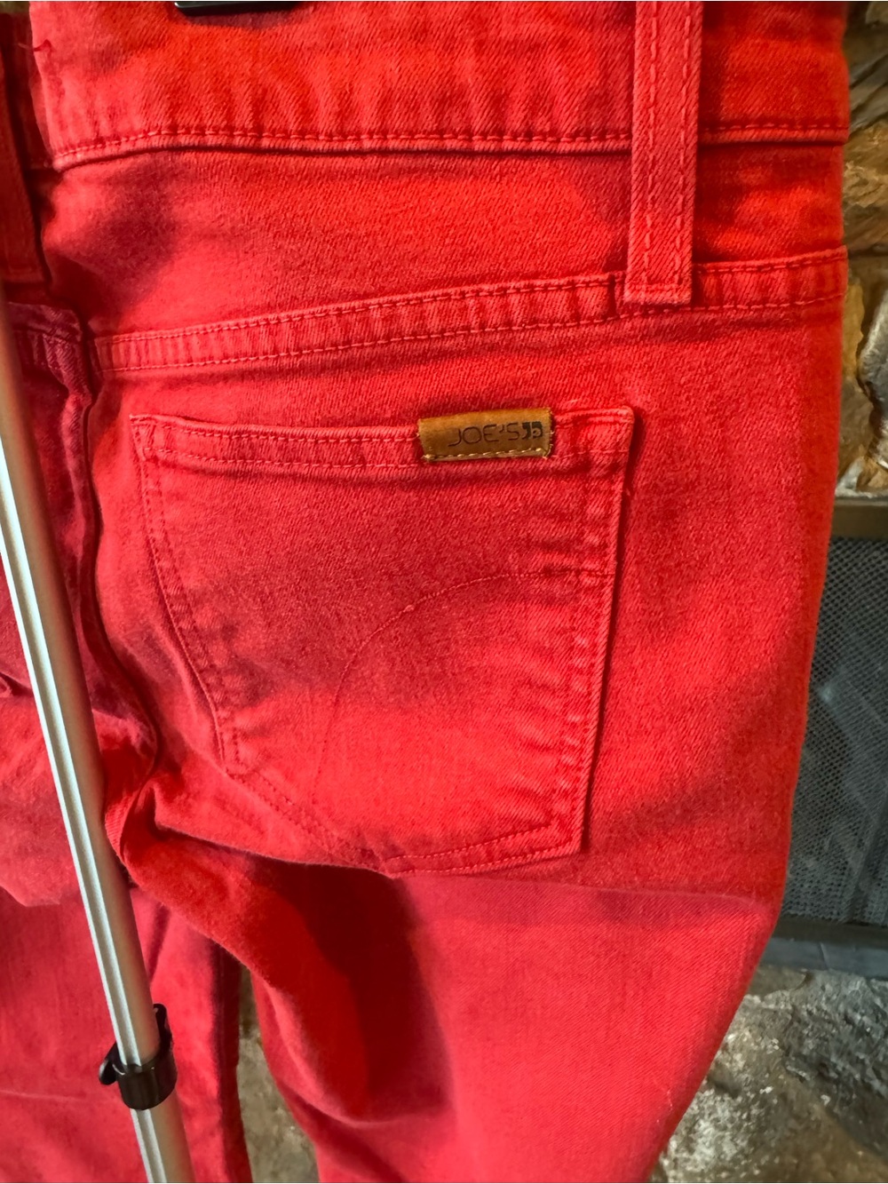 Joe's Jeans Red Mid-Rise Women’s The Skinny Jeans
